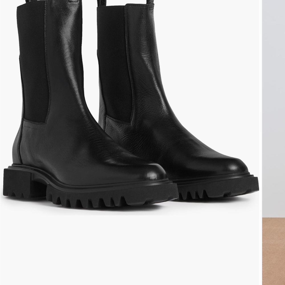 AllSaints Hallie Lug Sole Chelsea Boots - Picture 2 of 6